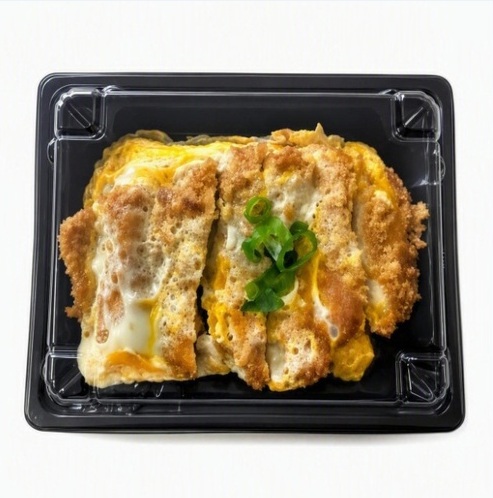 九州醤油仕立てのロースかつ重