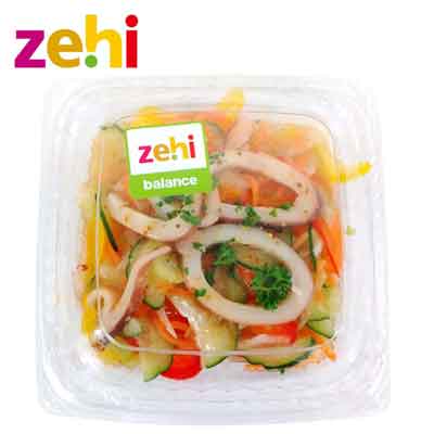 柔らかいいかとシャキシャキ野菜のマリネ