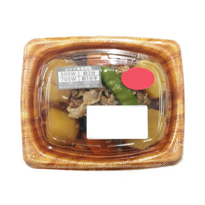 レンジ：肉じゃが煮