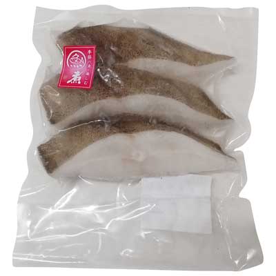 【グラム売】からすかれい切身（3切れ）冷凍　約300ｇ