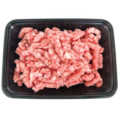 【グラム売】国産豚粗挽きミンチ（解凍）　約250ｇ