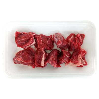 【グラム売】牛カレーシチュー用角切（オーストラリア産）　約150ｇ