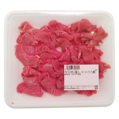 【グラム売】オーストラリア産　牛モモ切落し　約200ｇ