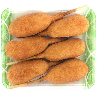 レンジで温めるだけ　アメリカンドック　6本