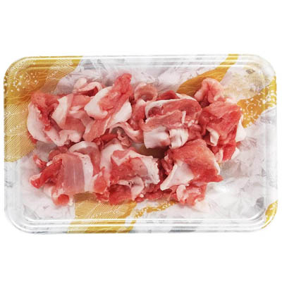 【グラム売】霧島黒豚こま切れ小（宮崎産）　約160ｇ