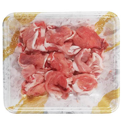 【グラム売】霧島黒豚こま切れ中（宮崎産）　約220ｇ
