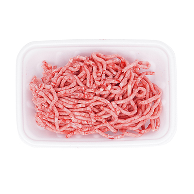 【グラム売】牛豚合挽ミンチ小（解凍、原材肉：牛肉（豪州産）、豚肉（アメリカ産、国産））　約200ｇ