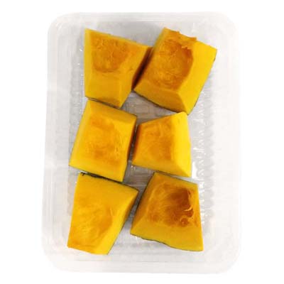 北海道産など国内産　かぼちゃブロックカット　約350ｇ