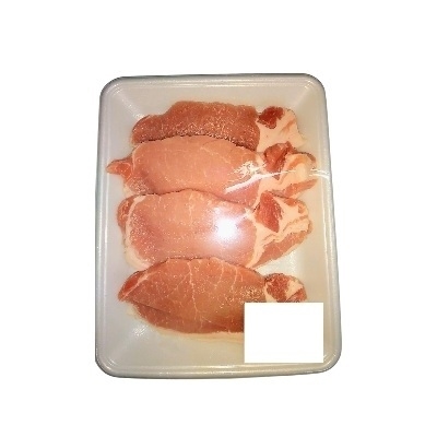 【グラム売】三元豚ロースとんかつ用（カナダ産)  4枚　約500ｇ