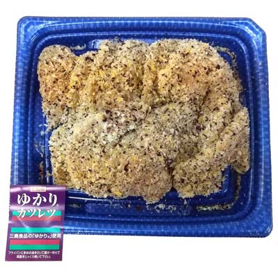 【グラム売】国産若鶏ムネ三島食品ゆかりパン粉焼き用　約300ｇ