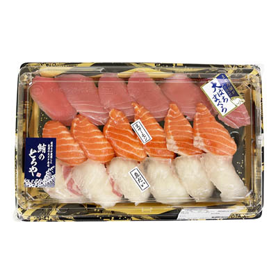 まぐろ、サーモン、鯛盛合せ