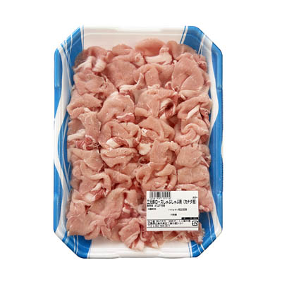 【グラム売】三元豚ロースしゃぶしゃぶ用（カナダ産）　約500ｇ