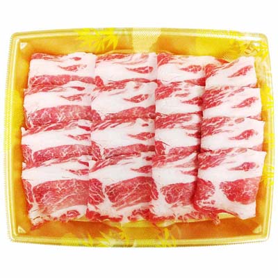 【グラム売】イベリコ豚肩ロースしゃぶしゃぶ用（スペイン産・解凍）　約200ｇ