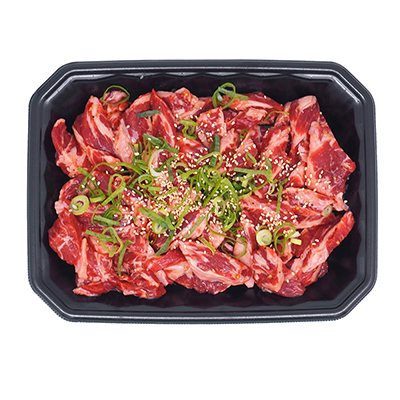 牛中落ちカルビ味付焼肉用（原料肉/牛肉（アメリカ産））　500ｇ　※100ｇあたり322円（税込）