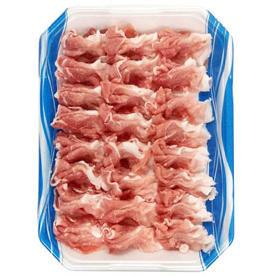 【グラム売】国産豚モモしゃぶしゃぶ用　約400ｇ