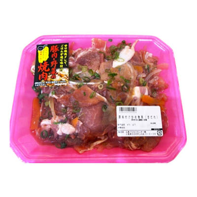 【グラム売】豚味付け炒め物用（甘だれ）　約550ｇ