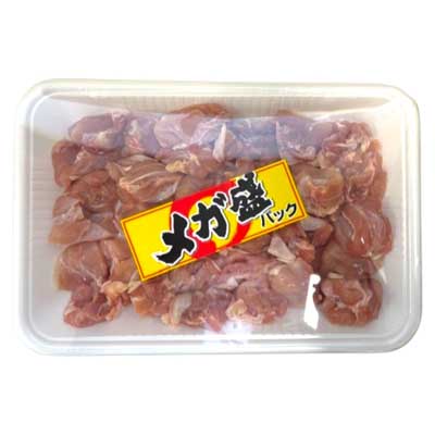 【グラム売】若鶏モモ肉角切り・唐揚用（タイ産・解凍品）　特大　約800ｇ