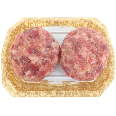 店内手ごね荒挽きハンバーグステーキ用（原料肉/国産牛・国産豚）160ｇ