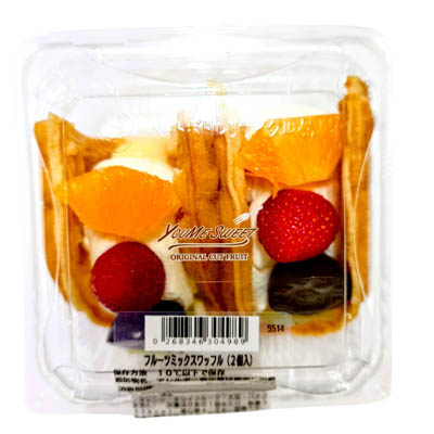 フルーツミックスワッフル２個入