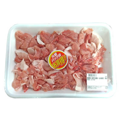 ☆【グラム売】国産豚こま切れ鍋物・炒め物用（特大）　約800ｇ