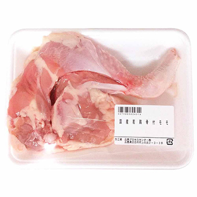 【グラム売】国産若鶏骨付きモモ（解凍品）1本　約310ｇ
