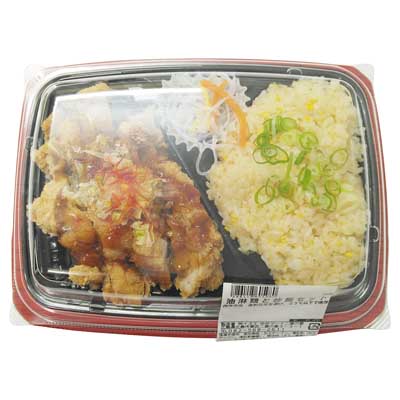 油淋鶏と炒飯セット