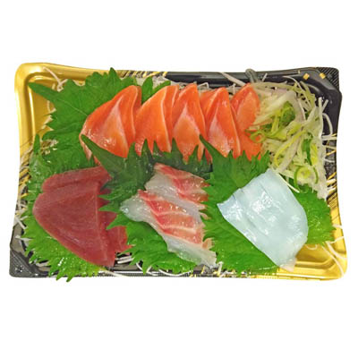 サーモンたっぷり刺身盛り合わせ