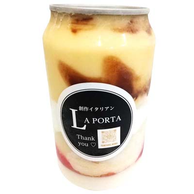 ラポルタ　白桃カスタードのドルチェ缶