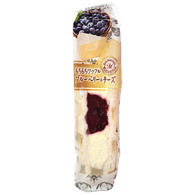 都吹　もちもちワッフル　ブルーベリー＆チーズ