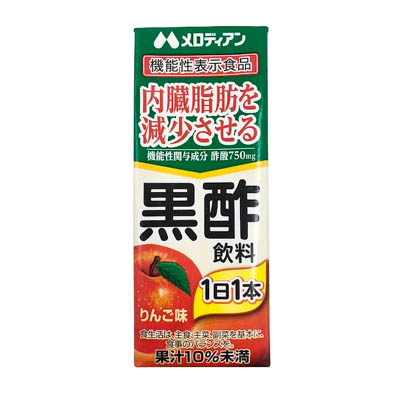 メロディアン 黒酢飲料200ml