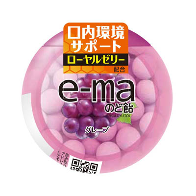 UHA味覚糖 eーmaのど飴 グレープ33g