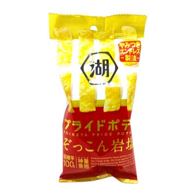 湖池屋スリムバッグプライドポテトぞっこん岩塩 30g