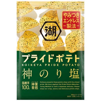 湖池屋 プライドポテト 神のり塩 55g