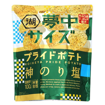 湖池屋 プライドポテト 神のり塩 夢中サイズ 102g