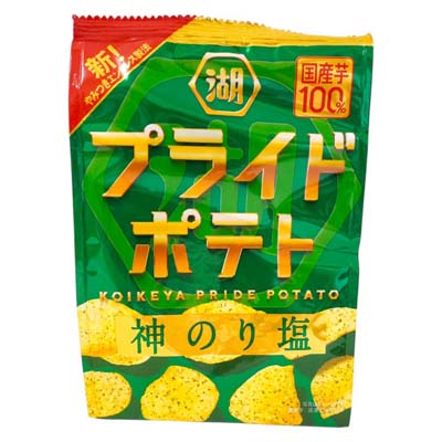 湖池屋　プライドポテト　神のり塩　55ｇ