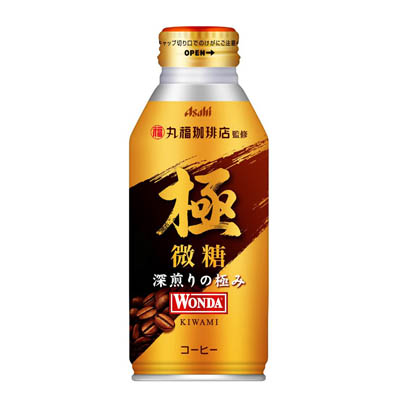 アサヒワンダ極微糖ボトル缶370g