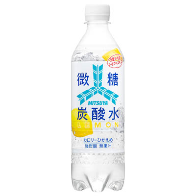 アサヒ　三ツ矢微糖炭酸水レモン　４９０ｍｌ