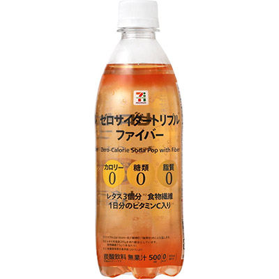 セブンプレミアム ゼロサイダートリプルファイバー 500ml