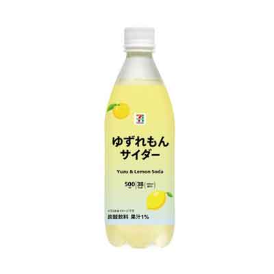 セブンプレミアムゆずれもんサイダー500ml