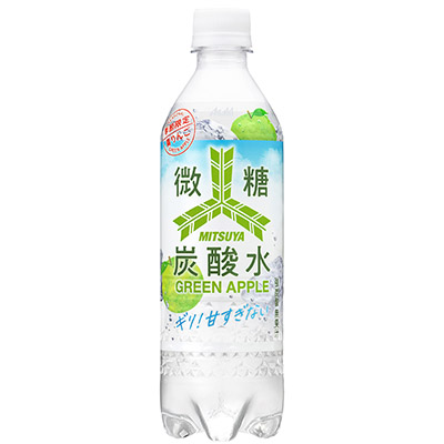 アサヒ　三ツ矢　微糖炭酸水　グリーンアップル　４９０ｍｌ