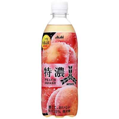 アサヒ　三ツ矢　特濃ピーチスカッシュ　500ml