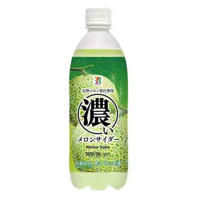 セブンプレミアム　濃いメロンサイダー　500ml