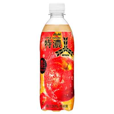 アサヒ　三ツ矢特濃　アップルスカッシュ　500ml