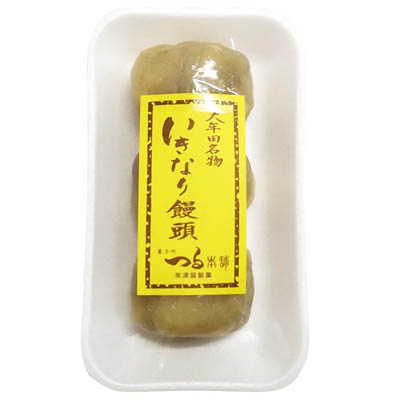 津留製菓 いきなり饅頭3個