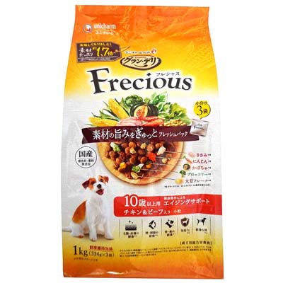 グラン・デリ　フレシャス　10歳以上用　チキン＆ビーフ入り　334ｇ×3袋入