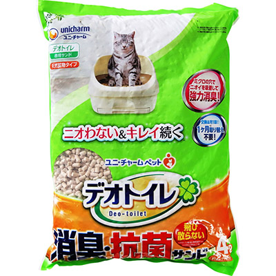 デオトイレ 飛び散らない消臭・抗菌サンド  4L