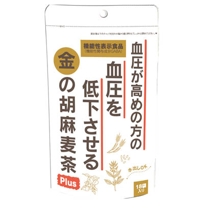 小川生薬　金の胡麻麦茶プラス　5ｇ×18袋入