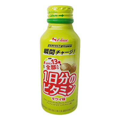 ハウス　パーフェクトビタミン　1日分のビタミン　キウイ味　120ｍｌ