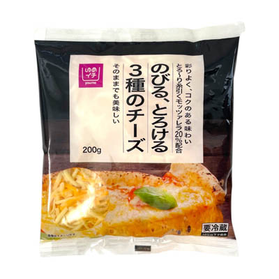 ゆめイチ　のびる、とろける3種のチーズ　200ｇ