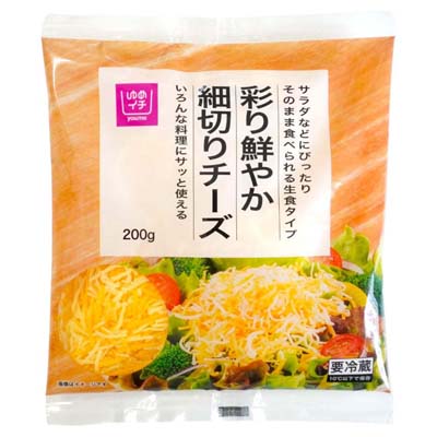 ゆめイチ　彩り鮮やか細切りチーズ　200ｇ